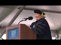 2025 GW Commencement President of GW Ellen M Granberg