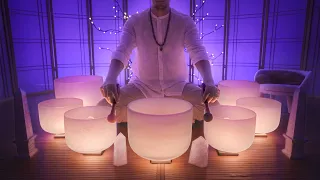 Vagus Nerve Reset For Sleep Crystal Singing Bowls Sound Bath Music For Bedtime 