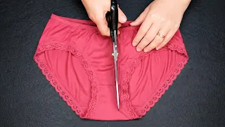 dont throw away old underwear brilliant diy idea
