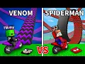 Download Lagu JJ and Mikey: SPIDER-MAN vs VENOM Trampoline Survive Battle in Minecraft - Maizen