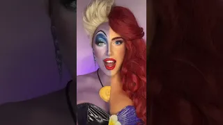 Heroes Vs Villains Pt 2 Ariel Vs Ursula Ariel Ursula Thelittlemermaid Makeuptutorial 