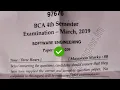 2019 Mdu BCA Re Appear 4th Sem Software Engineering Question Paper