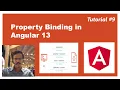 Property Binding in Angular DOM Property Binding Interpolation vs Property Binding Part 9