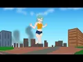 Giantess Jenny walking
