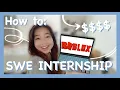 How I got a Roblox software engineering internship Timeline and Tips