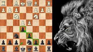 the most deceiving opening the black lion chess opening 
