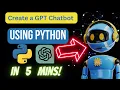 How to Create a GPT Chatbot using Python in 5 mins Virtual Environment Easy Walk Through