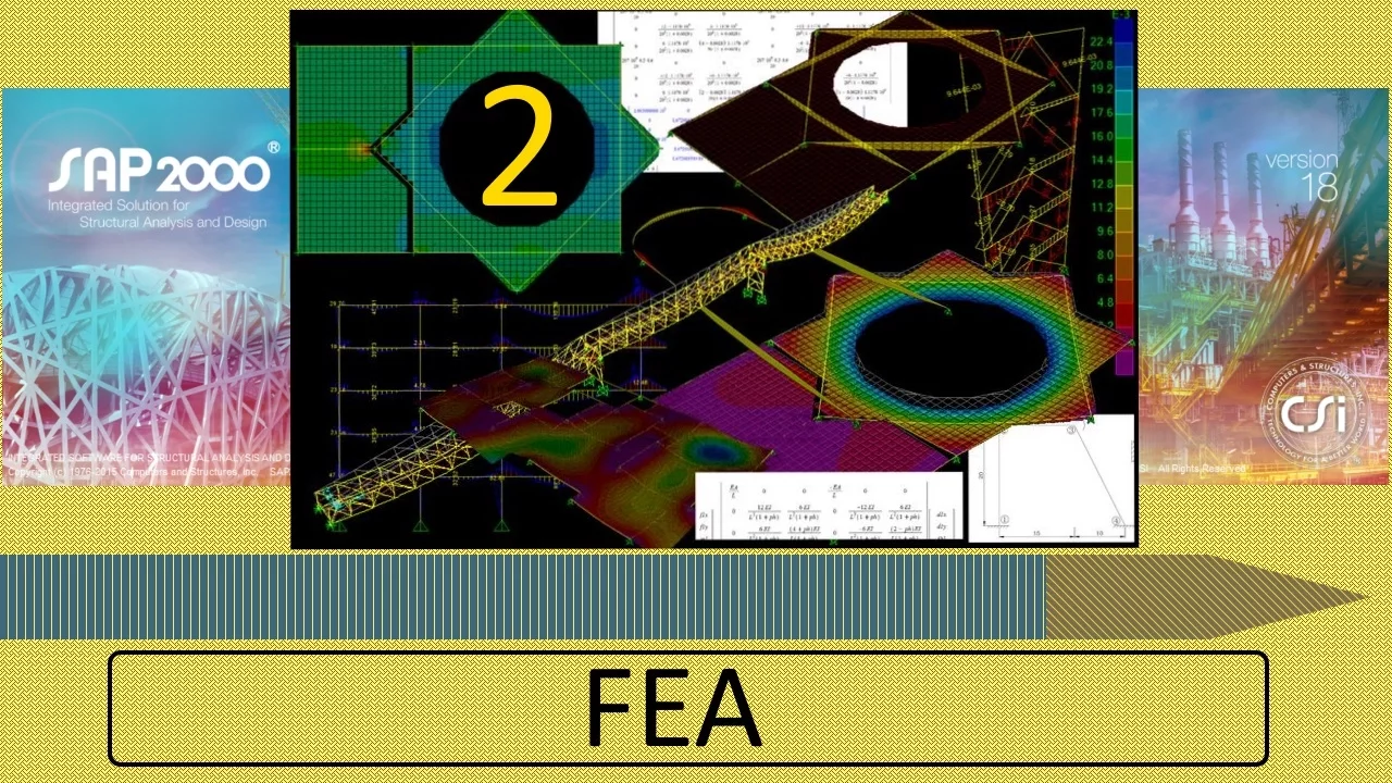 تعلم ساب2000 - الاصدار 18 - 2) مقدمة عن FEA