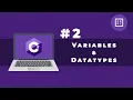 C Tutorial Variables Datatypes Concatenation Visual Studio Filipino Tagalog