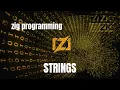 Strings in zig programming language
