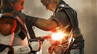 Hawk kills Visser scene - Star Wars Zero Company