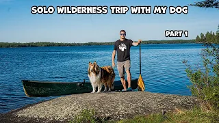 Solo Wilderness Canoe Trip With My Dog - Part 1