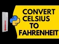 Python program to convert Temperature from Celsius to Fahrenheit