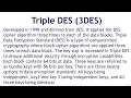 8 Triple DES 3DES