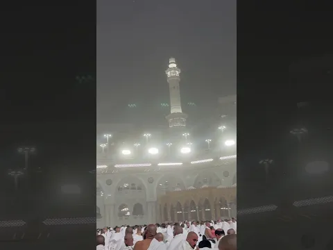 Kabar saat ini Badai debu dan angin kencang serta petir di kota suci Makkah Masjidil Harom