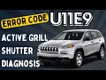 Mobile Mechanic - 2014 Jeep Cherokee U11E9 Active Grill Shutter Diagnosis