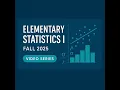 Elementary Statistics 1 Summarizing Quantitative Data 1