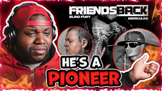 blind fury friends back feat merkules lyric video reaction