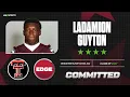 WATCH EDGE LaDamion Guyton Commits to Texas Tech LIVE on CBS Sports No 4 Overall Player