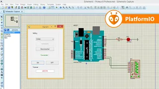 UART RS232 Communication Arduino with GUI Winforms C