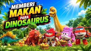 MEMBERI MAKAN PARA DINOSAURUS | AYO SELAMATKAN DUNIA | SUPER WING Season 10