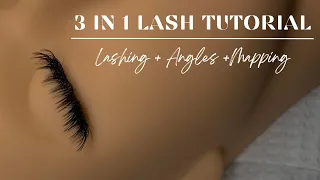 3 IN 1 LASH TUTORIAL LAYERS ANGLES MAPPING