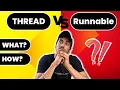 Threads in JAVA - How to Create Thread class vs Runnable Interface Multhreading in JAVA