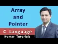 Array and Pointer in C Language in Hindi Kumar Tutorials
