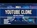 Create a YouTube clone with React and firebase Part 1 Creating the UI