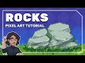 Pixel Art Class - Let s Draw Rocks