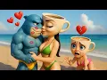 Download Lagu SIGMA GIRL X BALLERINA CAPPUCCINA FALL IN LOVE - Beach Kiss Espresso Signora | Komedie-animatie