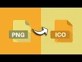 How To Convert PNG To ICO Image