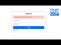 Complete User Login Registration using OOP PHP and MySQL database - Login