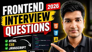 Frontend Interview Questions for Freshers 2026 HTML CSS JS
