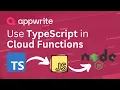 Use TypeScript in Appwrite Cloud Functions with Node js
