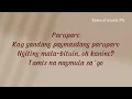 Paruparo (lyrics) Sugarcane & JC Herrero