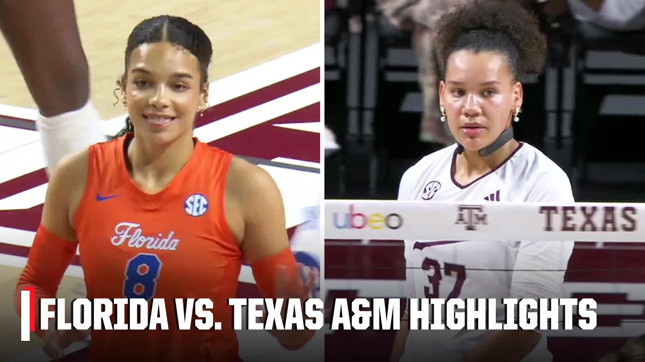 No. 7 Florida Gators vs. No. 19 Texas A&M Aggies | Full Match Highlights | ESPN Volleyball