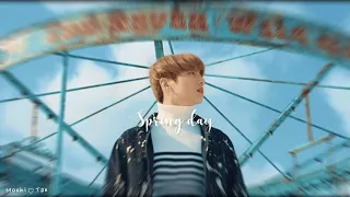 Download BTS - Spring day [slowed + reverb] MP3