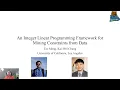 An Integer Linear Programming Framework for Mining Constraints from Data