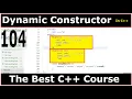 C Tutorial dynamic constructor in c part 104