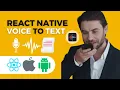 React Native Speech to Text iOS Android Voice Recognition in React Native Mr DevGeek