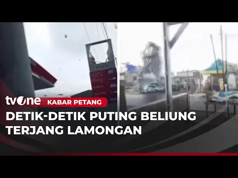 Angin Puting Beliung Terjang Lamongan