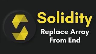 Replace Array From End How To Replace Array From END In Solidity Smart Contract Solidity Course