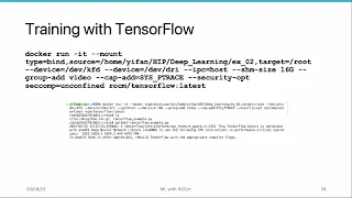 AMD HIP Tutorial 11-2 Tensorflow on ROCm
