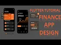 Flutter Tutorial - Finance App Design in Flutter Speed code Flutter UI
