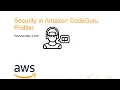 AWS Security in Amazon CodeGuru Profiler
