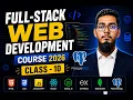 Complete MERN Stack Web Development Course 2026 Class 10 Full-Stack Development