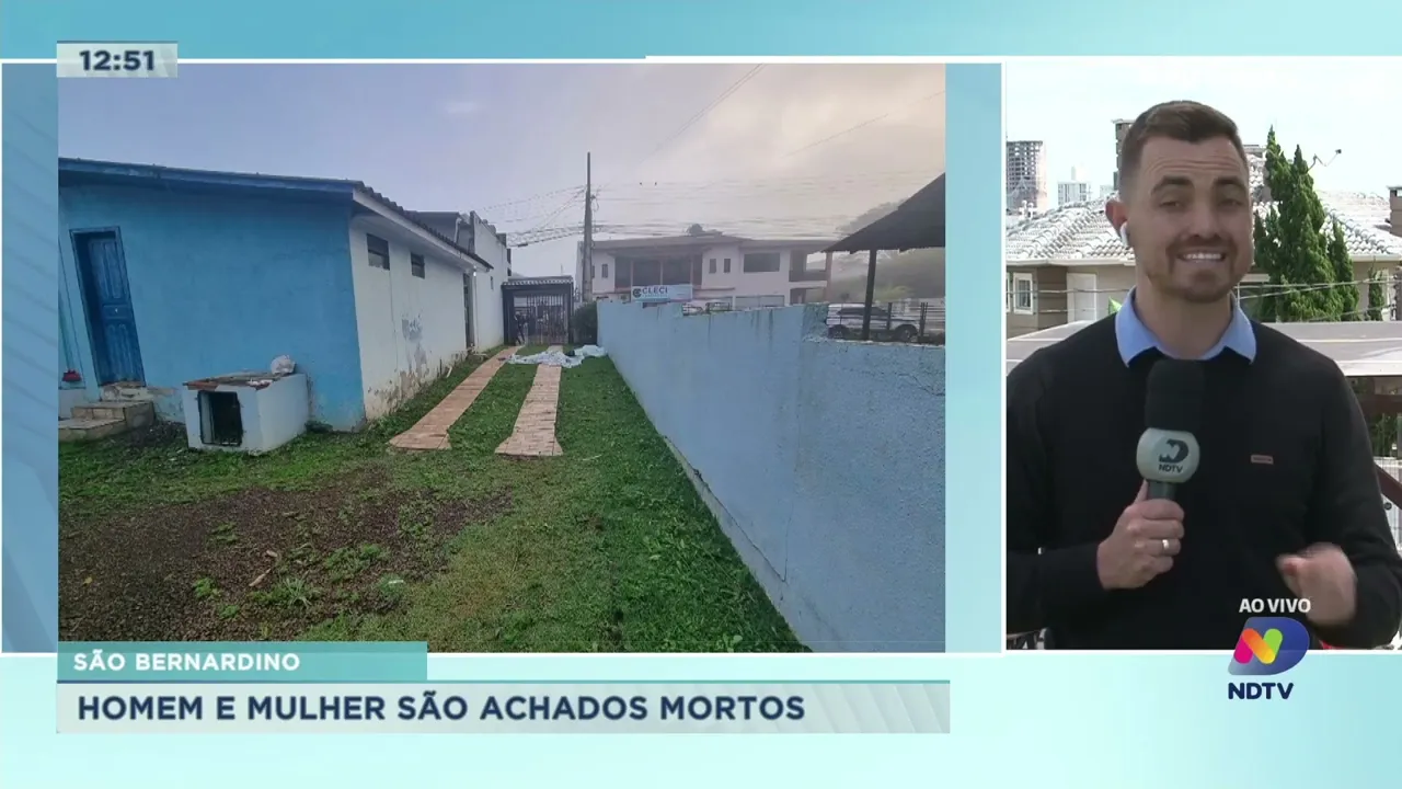 Homem e mulher são achados mortos em São Bernardino