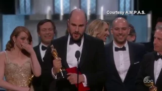 Moonlight or La La Land Best Picture Mix-up at Oscars