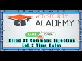 OS Command Injection Lab 2 Time Delays